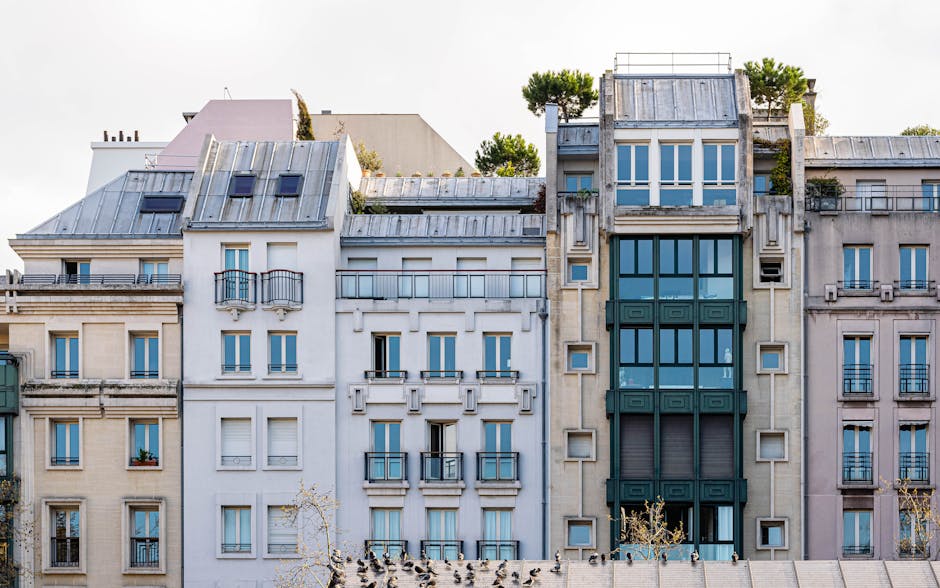 Paris apartment with balcony offering views over Parisian rooftops