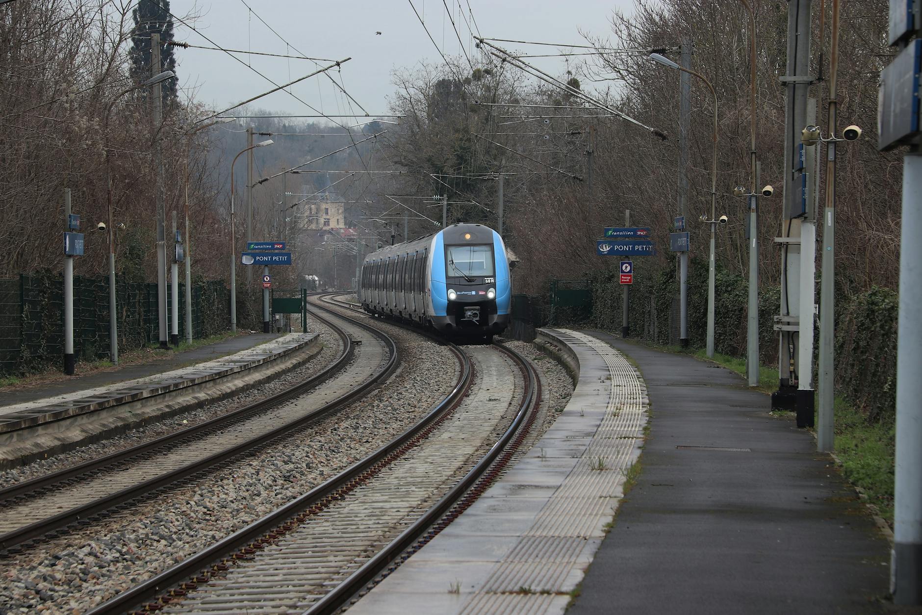 French countryside train journey — a way to take day trips from Paris
