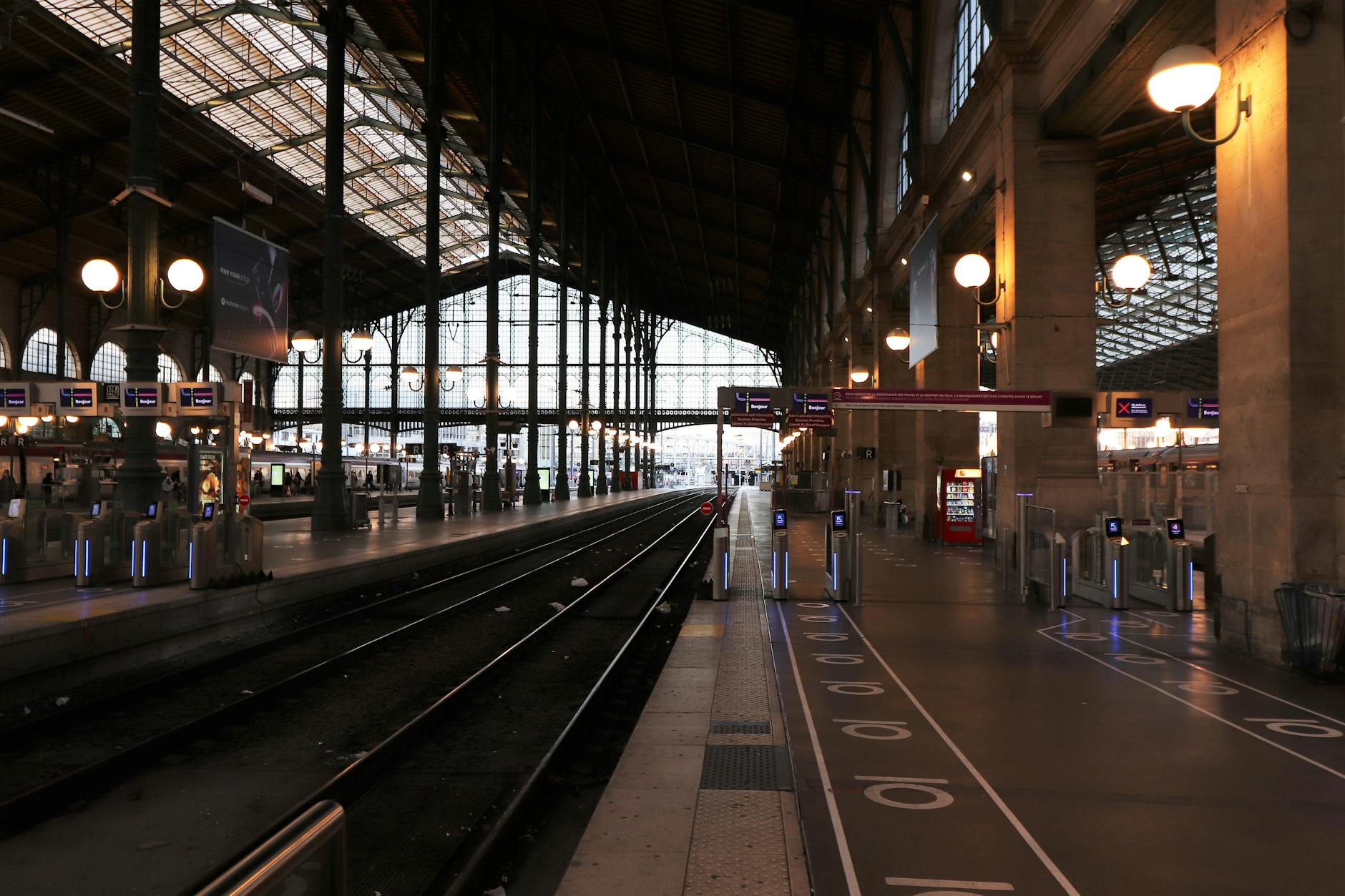 Gare du Nord station in Paris - hub for Eurostar and international rail connections
