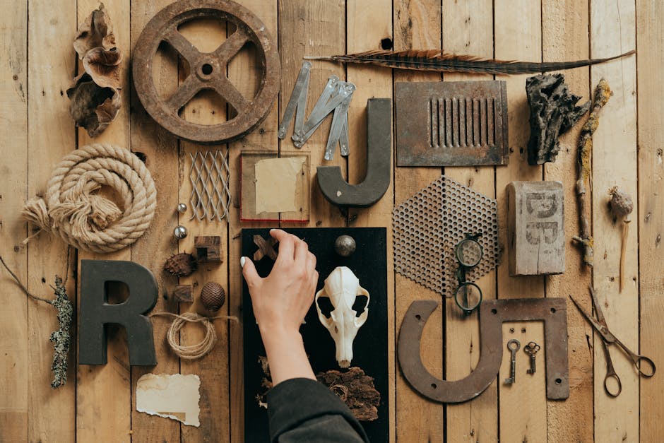 Vintage finds at a Paris flea market - paris flea markets