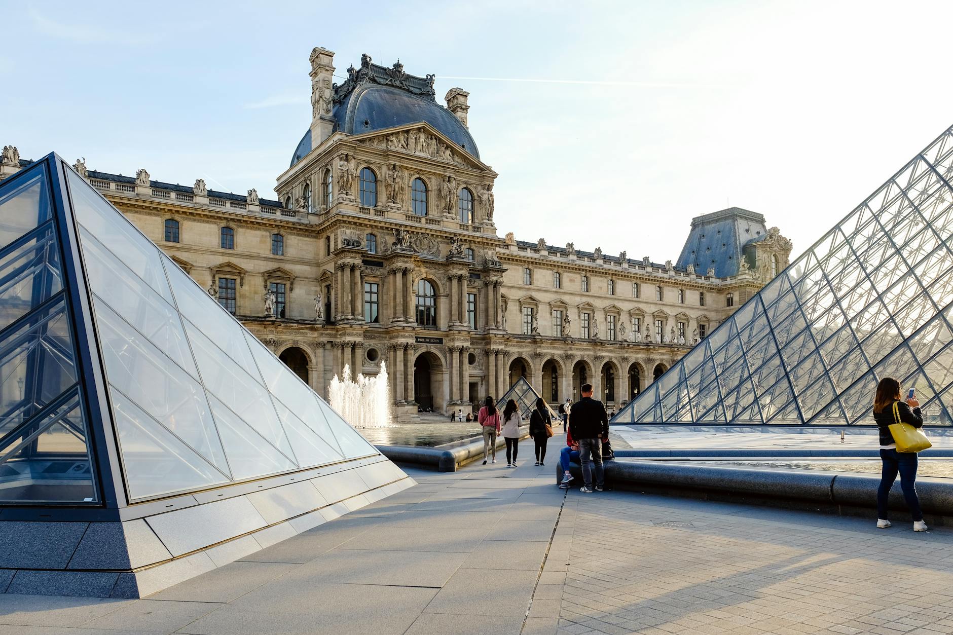 Busy Paris restaurant terrace during Fashion Week