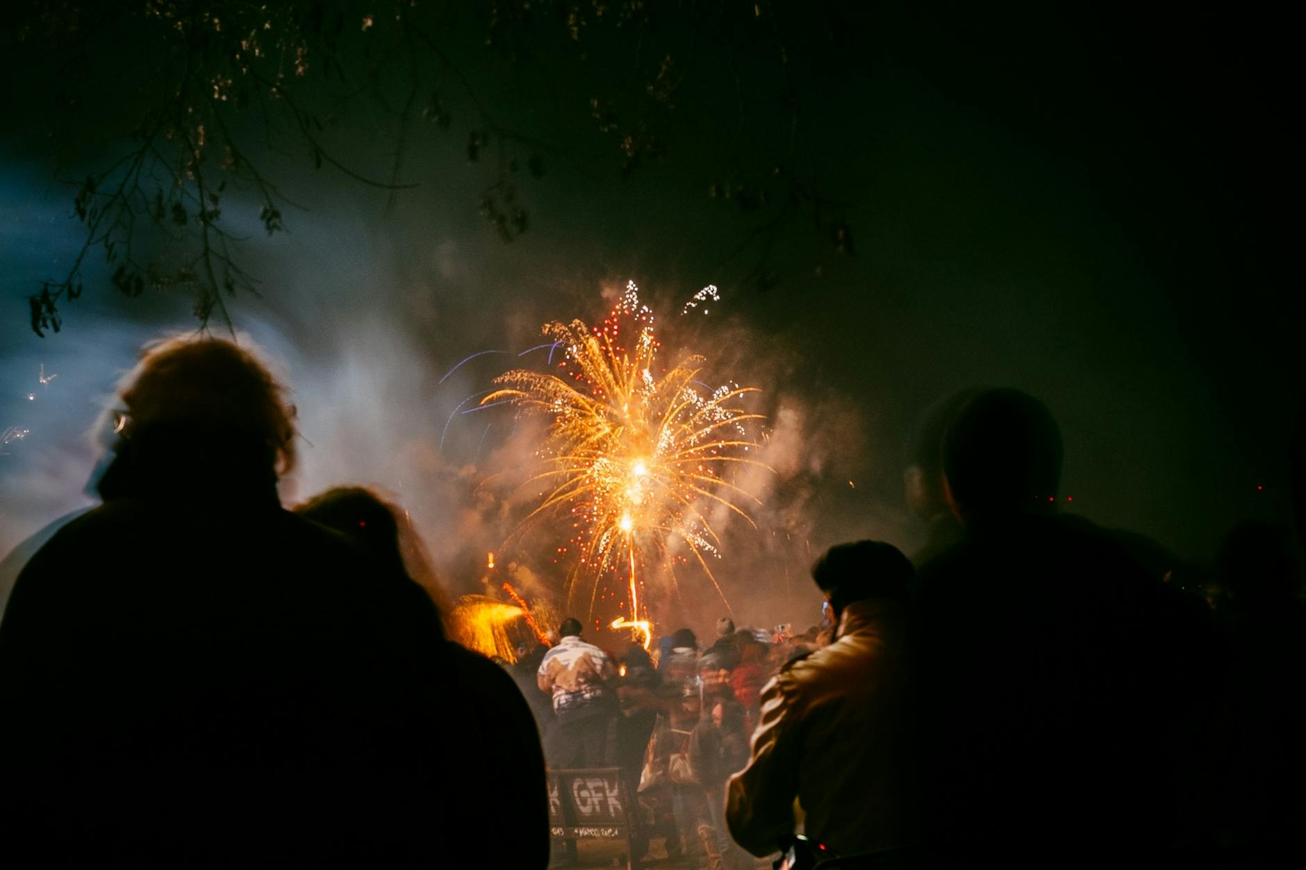 A Paris rooftop view over the city on New Year's Eve